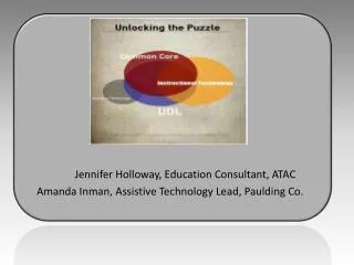 Jennifer Holloway, Education Consultant, ATAC