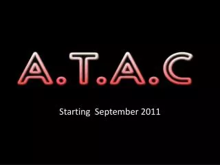 Starting September 2011
