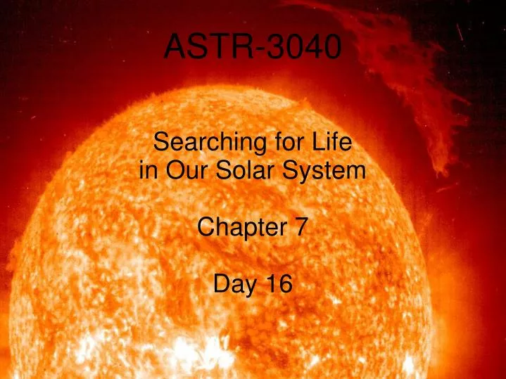 searching for life in our solar system chapter 7 day 16