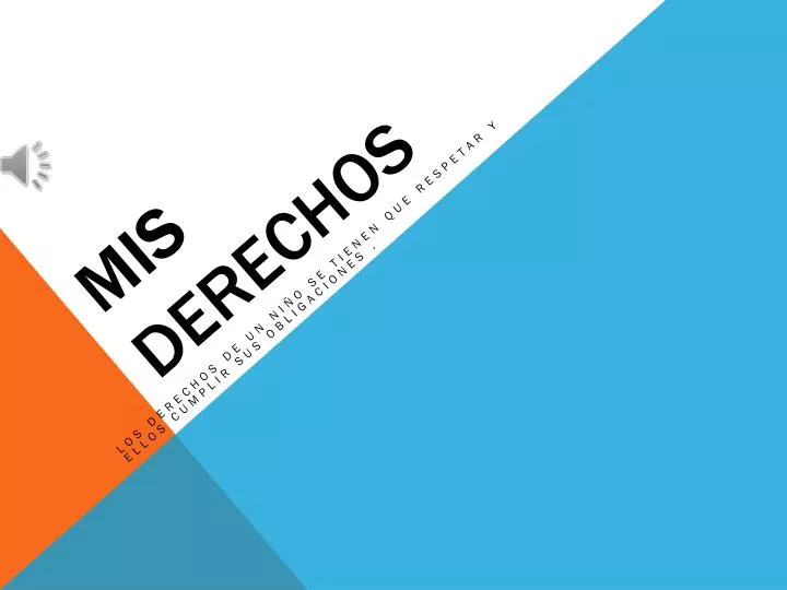 mis derechos