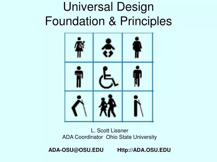universal design foundation principles