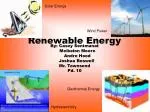 Renewable Energy - slide 1