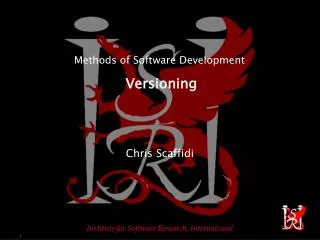 Methods of Software Development Versioning