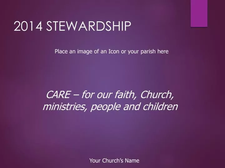 2014 stewardship