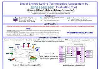 Novel Energy Saving Technologies Assessment by