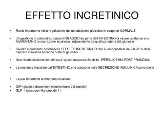 effetto incretinico