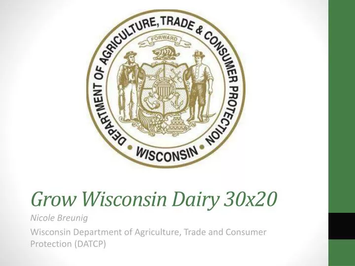nicole breunig wisconsin department of agriculture trade and consumer protection datcp