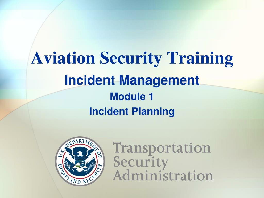 PPT - Aviation Security Training PowerPoint Presentation, free download ...
