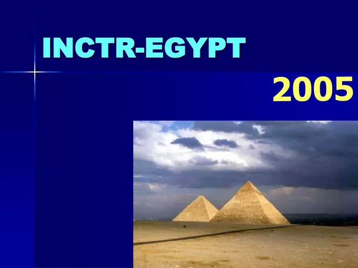 inctr egypt