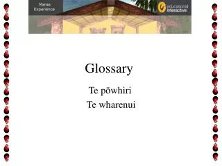 glossary