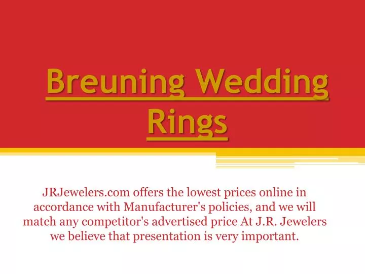 breuning wedding rings