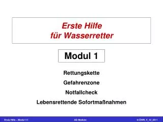 erste hilfe f r wasserretter