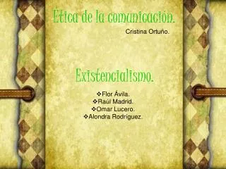 existencialismo