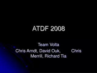ATDF 2008