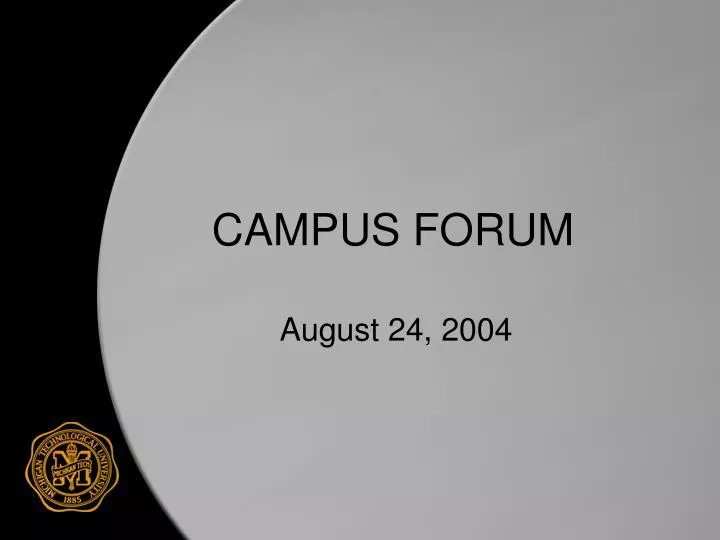campus forum