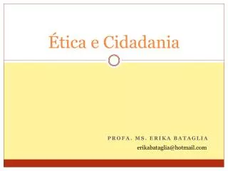 tica e cidadania