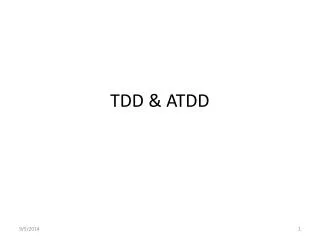 TDD &amp; ATDD