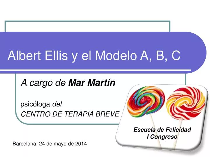 albert ellis y el modelo a b c