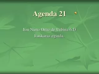 agenda 21
