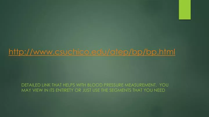 http www csuchico edu atep bp bp html
