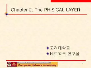 Chapter 2. The PHISICAL LAYER