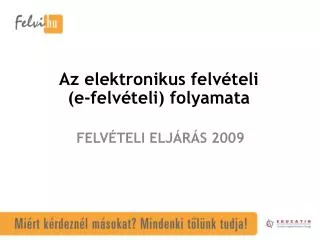 az elektronikus felv teli e felv teli folyamata