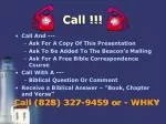 Call !!! - slide 1
