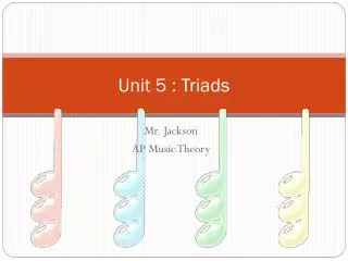 Unit 5 : Triads