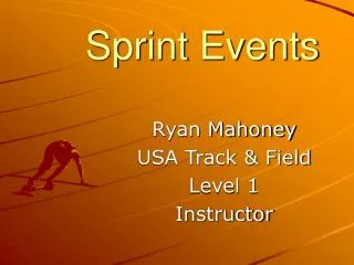 Sprint Events