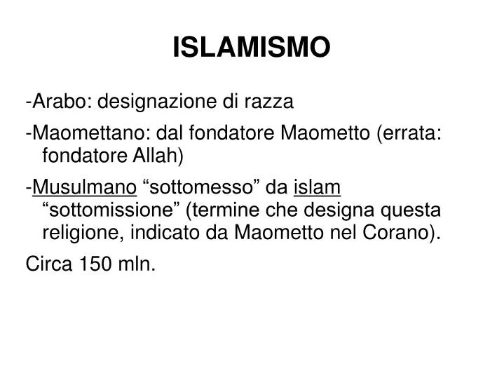 islamismo