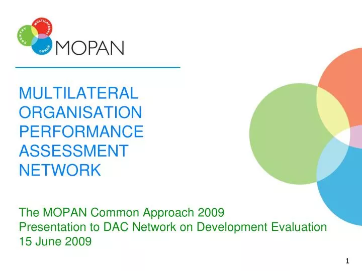 multilateral organisation performance assessment network