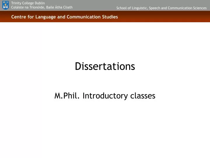 dissertations