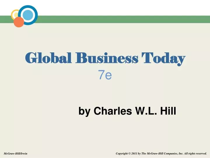 global business today 7e