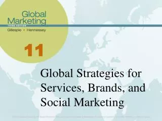 Global Strategies for Services, Brands, and Social Marketing