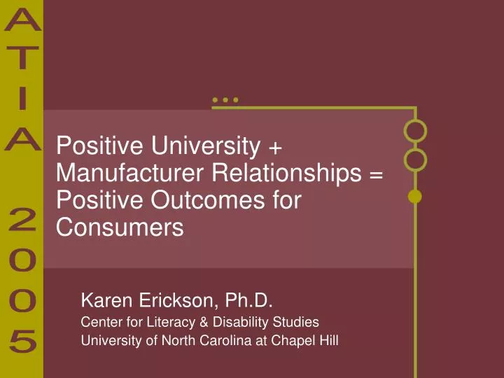 positive university manufacturer relationships positive outcomes for consumers