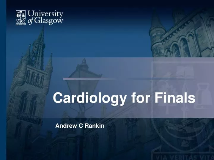 cardiology for finals