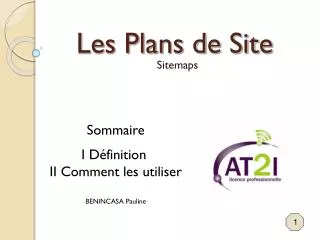 les plans de site
