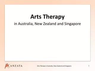 Arts Therapy in Australia, New Zealand and Singapore