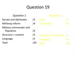 Question 19