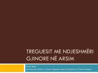 treguesit me ndjeshm ri gjinore n arsim