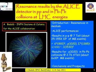 Resonance results by the ALICE detector in pp and in Pb-Pb collisions at LHC energies