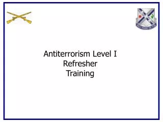 Antiterrorism Level I Refresher Training
