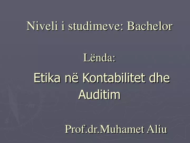 niveli i studimeve bachelor