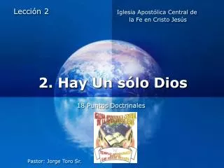 2 hay un s lo dios