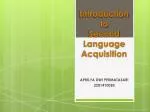 Introduction to Second Language Acquisition - slide 1