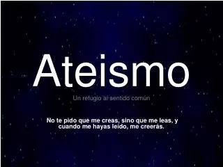 ateismo