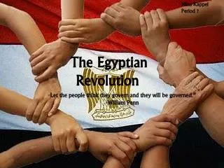 The Egyptian Revolution