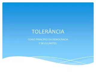 toler ncia