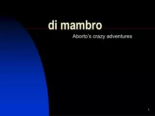 di mambro