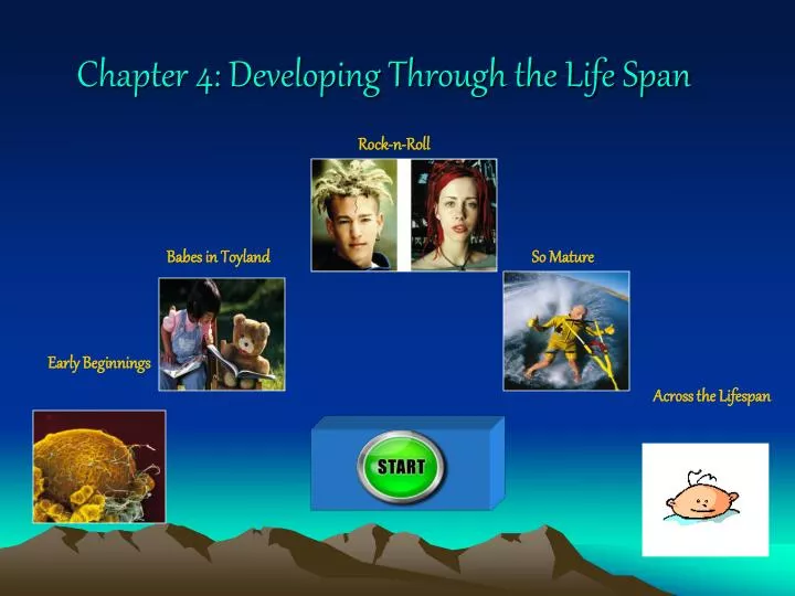 chapter 4 developing through the life span